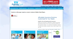 Desktop Screenshot of familyfirstagency.com
